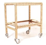 MID 20TH CENTURY ITALIAN TWO TIER COCKTAIL DRINKS TROLLEY