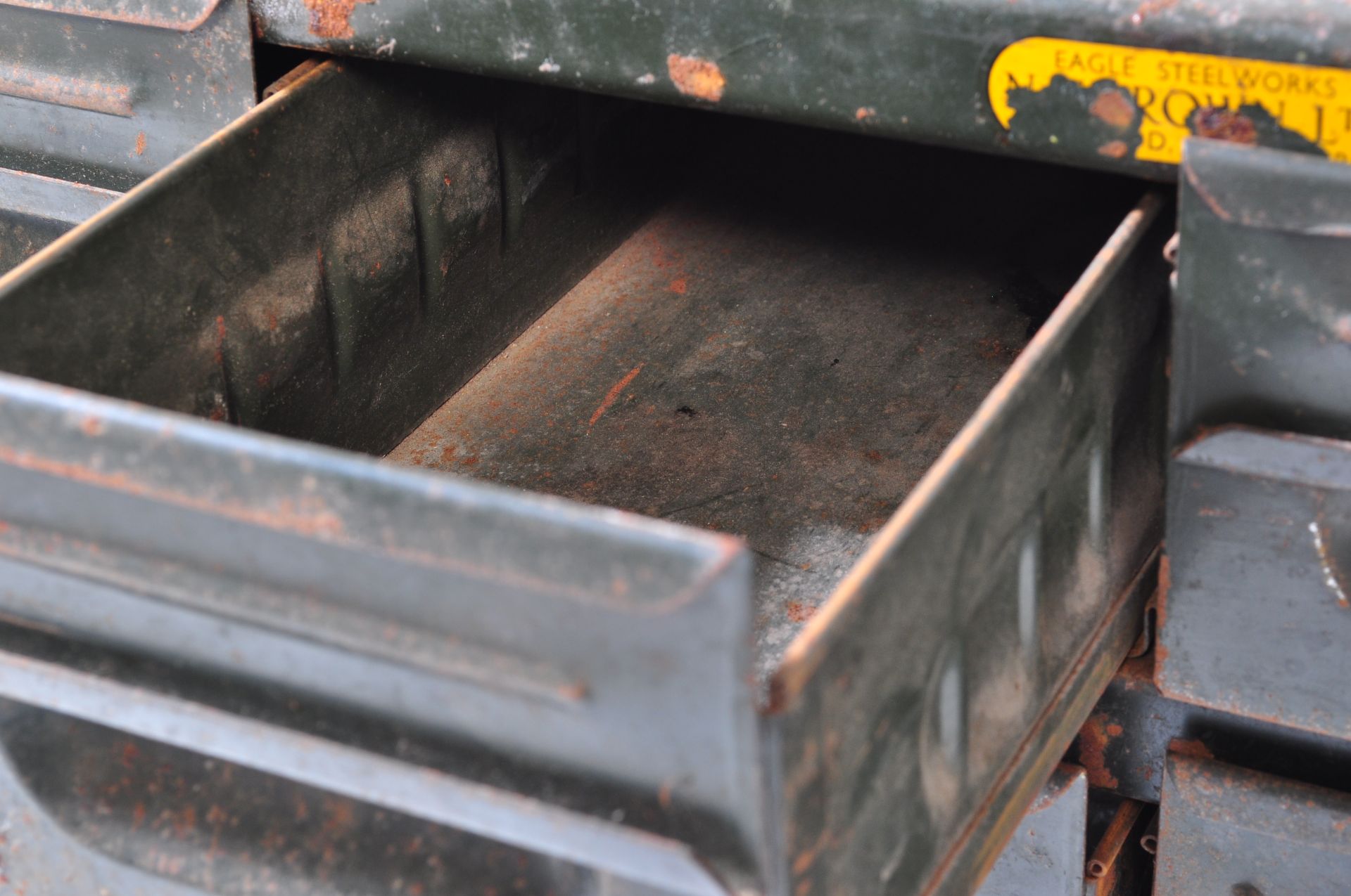 RETRO VINTAGE INDUSTRIAL FACTORY DRAWERS / TOOL CABINETS - Image 7 of 11