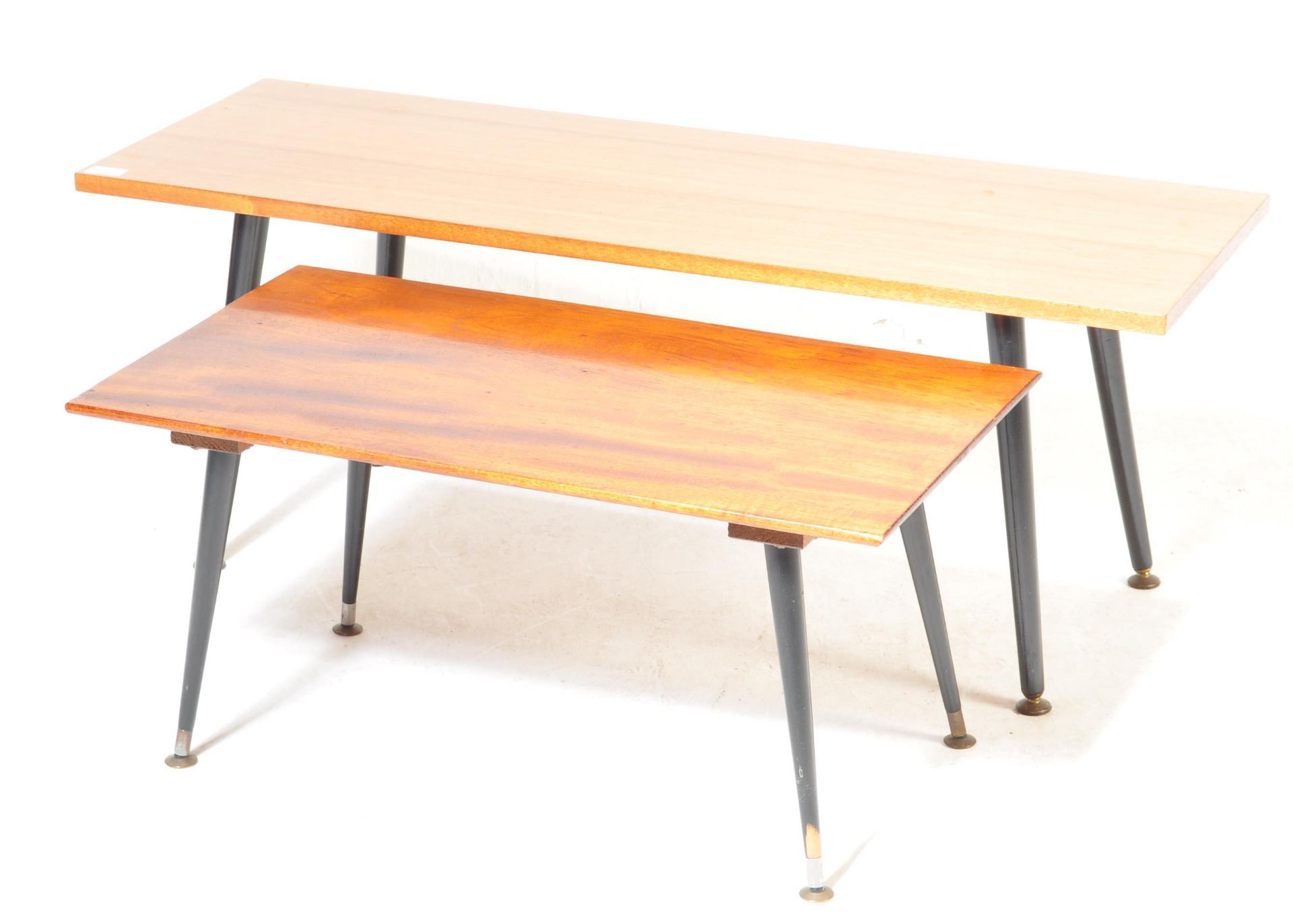 MID CENTURY TEAK WOOD LONG JOHN COFFEE TABLE - Image 2 of 4