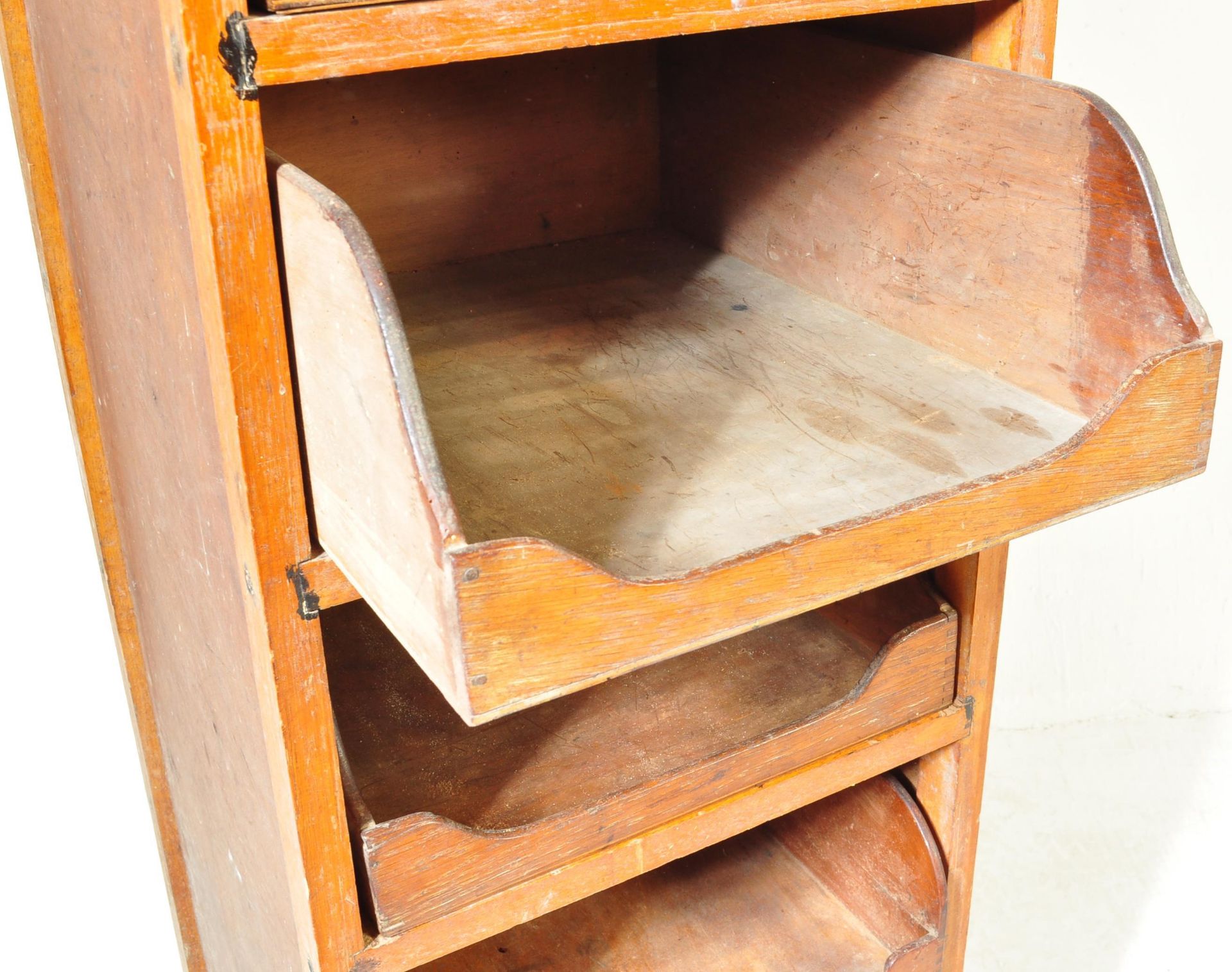 VINTAGE 20TH CENTURY OPEN FACED INDUSTRIAL CABINET - Image 3 of 6