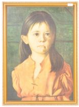 AFTER GIOVANNI BRAGOLIN - VINTAGE 20TH CENTURY 1960S BOOTS PRINT OF A YOUNG GIRL CRYING