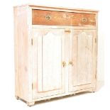 LATE VICTORIAN COUNTRY PINE SIDEBOARD DRESSER