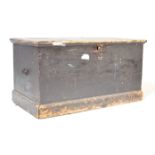 LATE 19TH CENTURY VICTORIAN PINE BLANKEST BOX