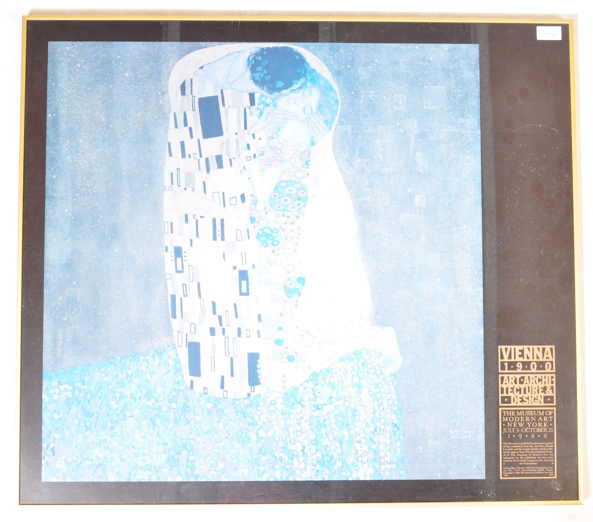 1980S MOMA GUSTAV KLIMT VIENNA EXHIBITION POSTER - Image 2 of 7