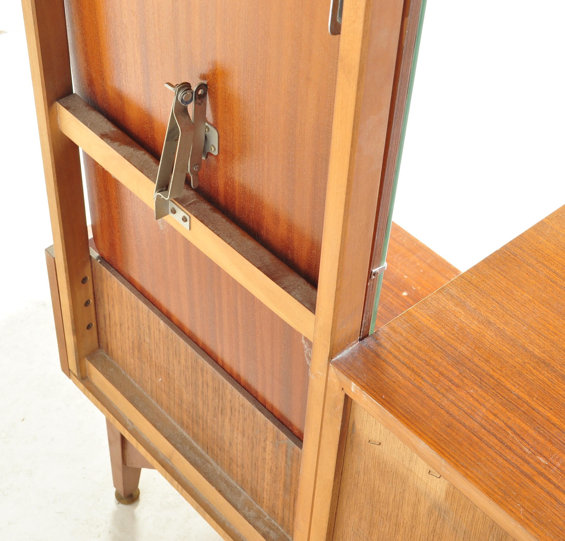 MID CENTURY TEAK WOOD DRESSING TABLE CHEST BY MEREDEW - Image 7 of 7