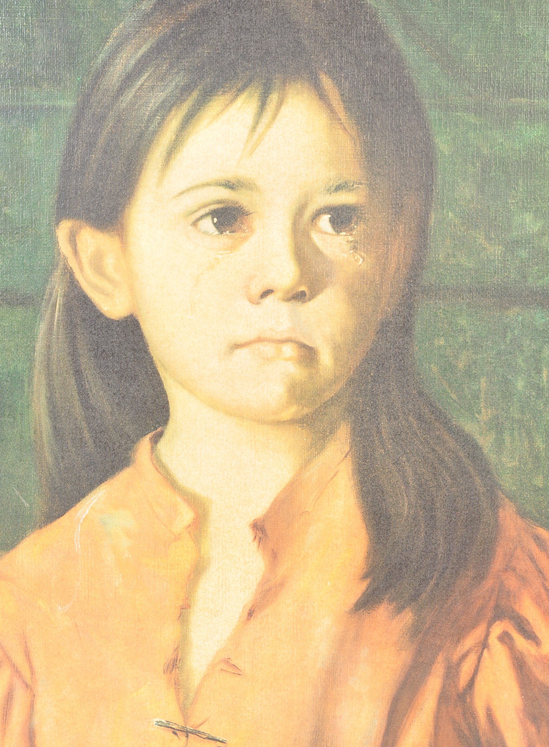 AFTER GIOVANNI BRAGOLIN - VINTAGE 20TH CENTURY 1960S BOOTS PRINT OF A YOUNG GIRL CRYING - Image 4 of 7