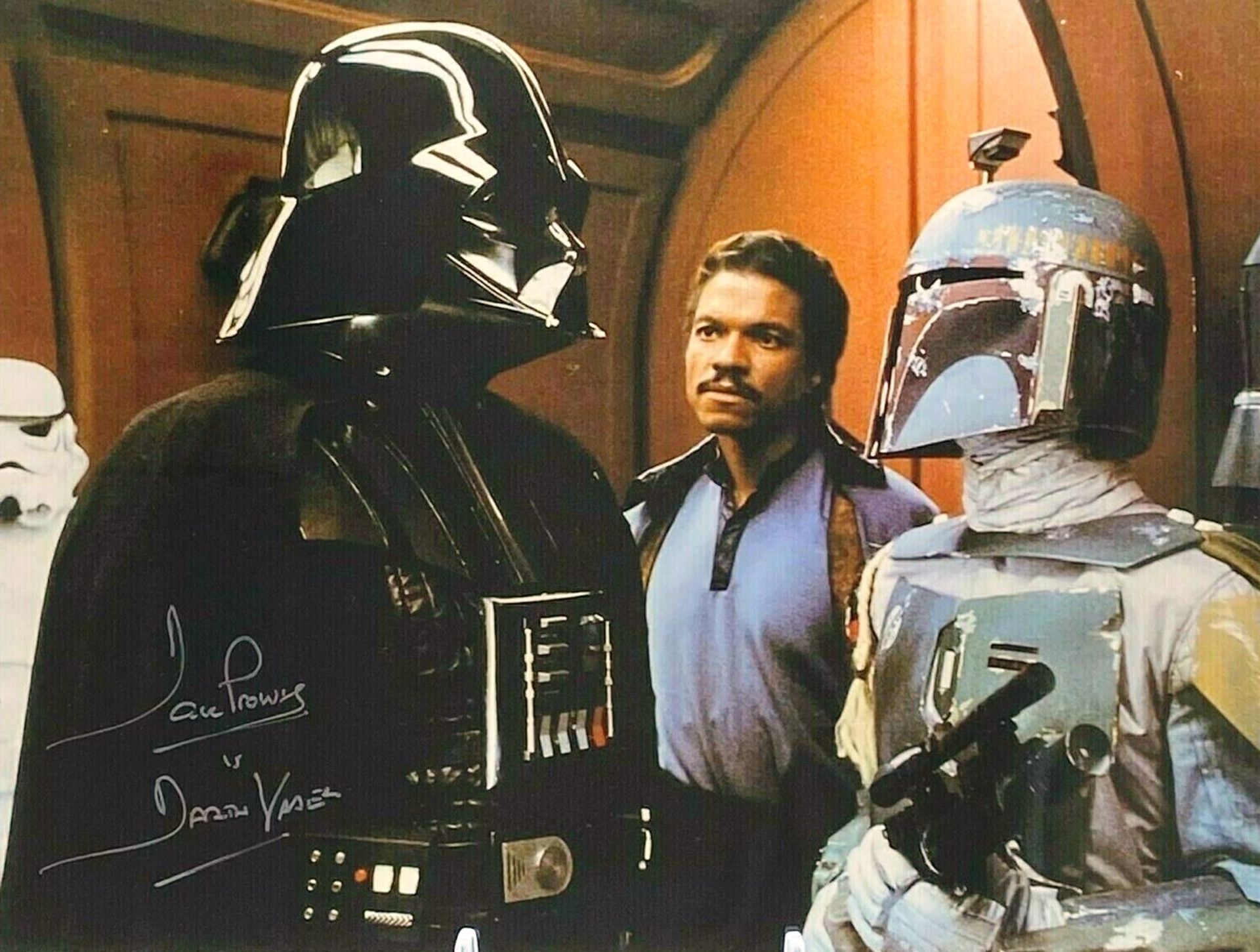 STAR WARS - DAVE PROWSE - AUTOGRAPHED 16X12" PHOTO - AFTAL