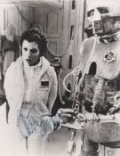 STAR WARS - CARRIE FISHER - PRINCESS LEIA - EMPIRE STRIKES BACK SIGNED 8X10" - AFTAL