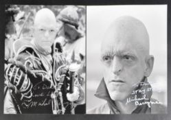 ESTATE OF DAVE PROWSE - MICHAEL BERRYMAN - HORROR ACTOR -AUTOGRAPHS