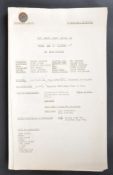 ESTATE OF DAVE PROWSE - BOY MEETS GIRL REHEARSAL SCRIPT (LOST EPISODE)