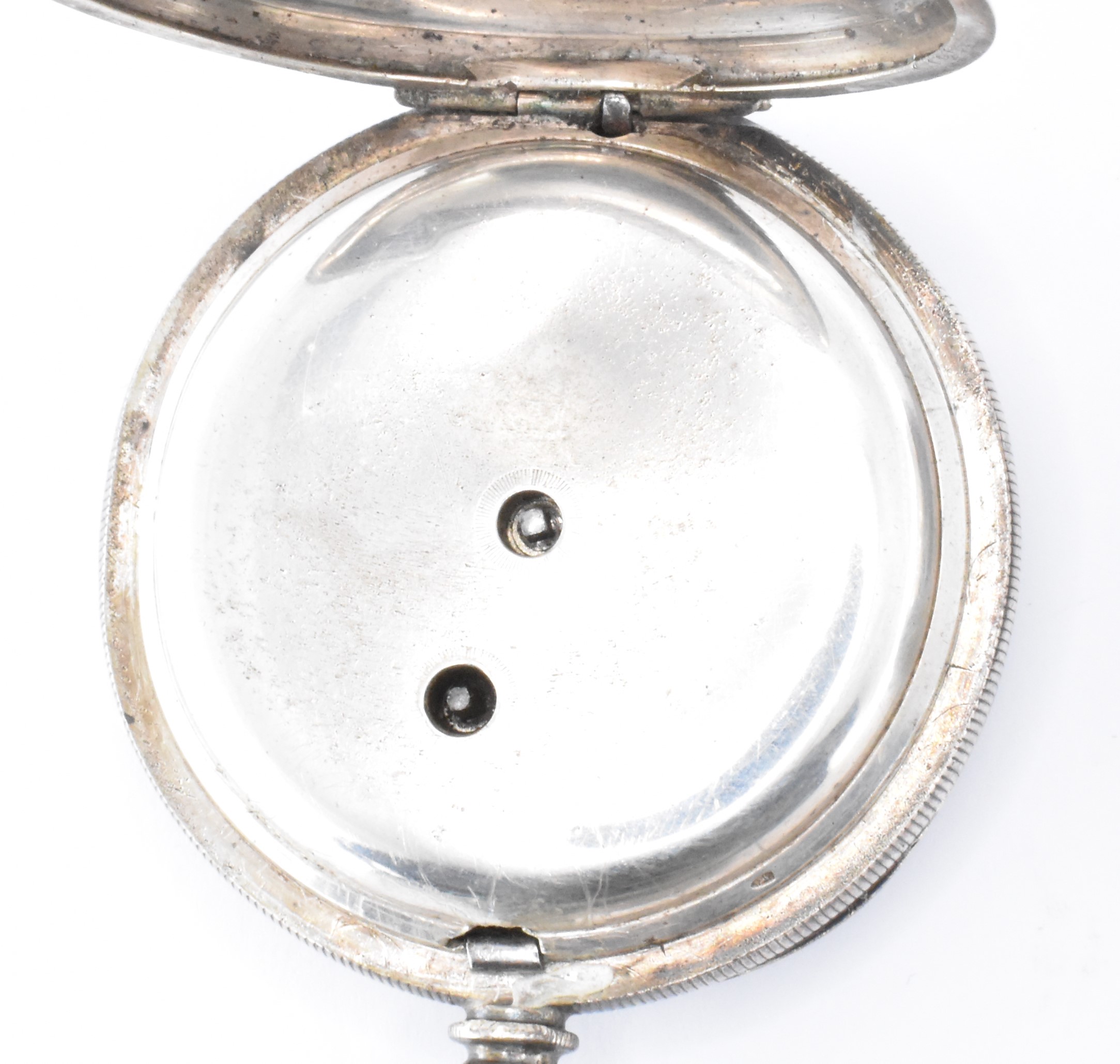 THREE EARLY 20TH CENTURY SILVER POCKET WATCHES - Image 6 of 8