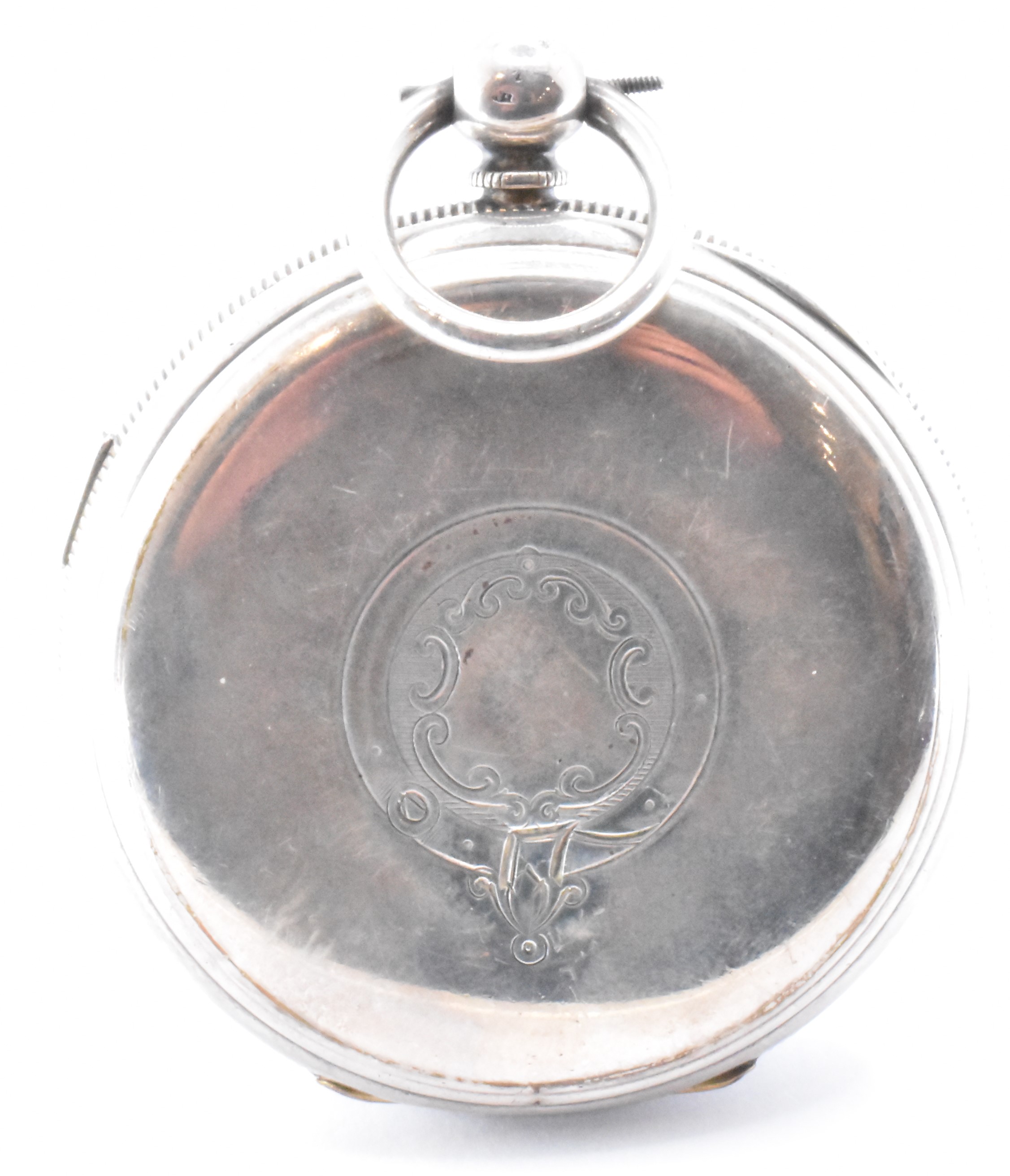 VICTORIAN SILVER IMPROVED CHRONOGRAPH POCKET WATCH - Image 3 of 5