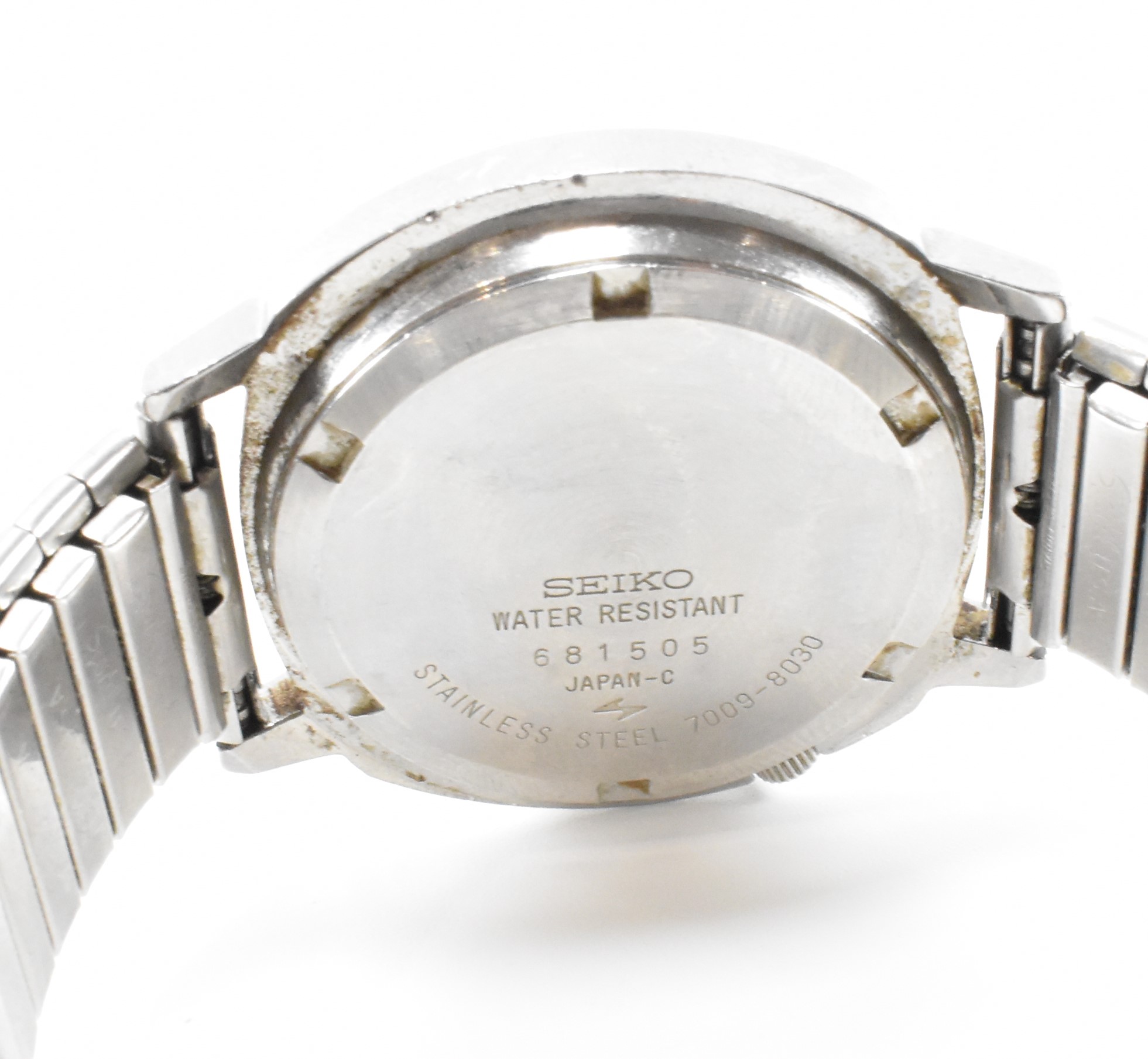 SEIKO AUTOMATIC STAINLESS STEEL WRIST WATCH - Image 3 of 5