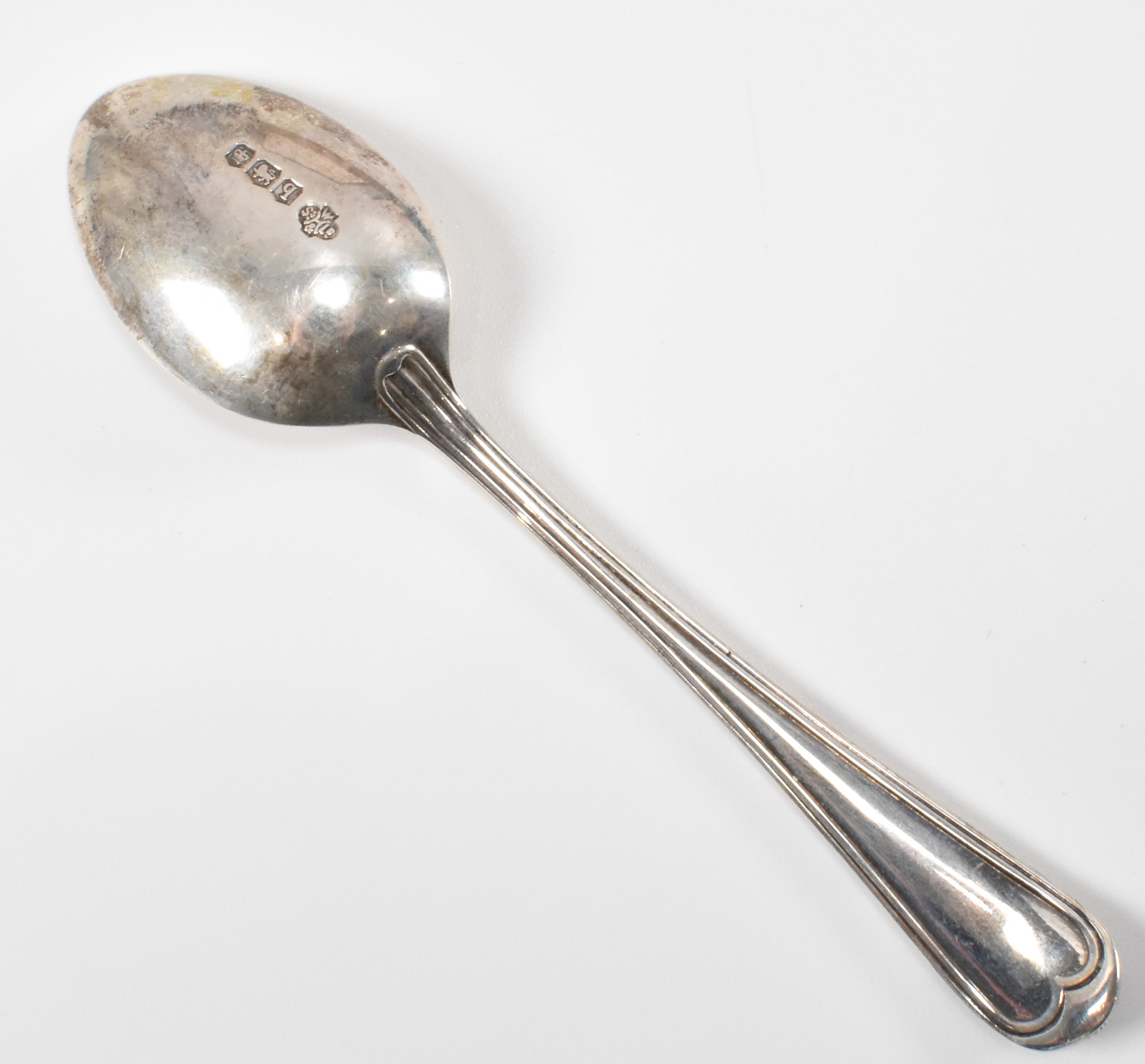 GROUP OF 20TH CENTURY SILVER HALLMARKED SPOONS - Image 4 of 9
