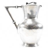 VICTORIAN SILVER PLATED HOT WATER JUG
