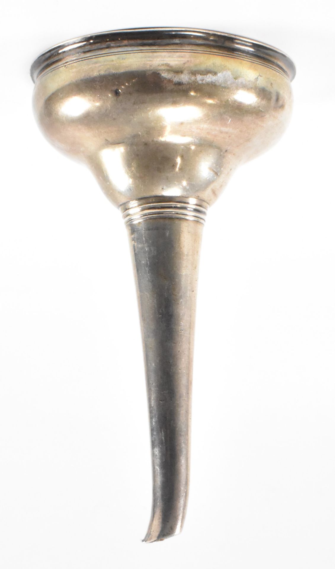 GEORGE III SILVER HALLMARKED WINE FUNNEL