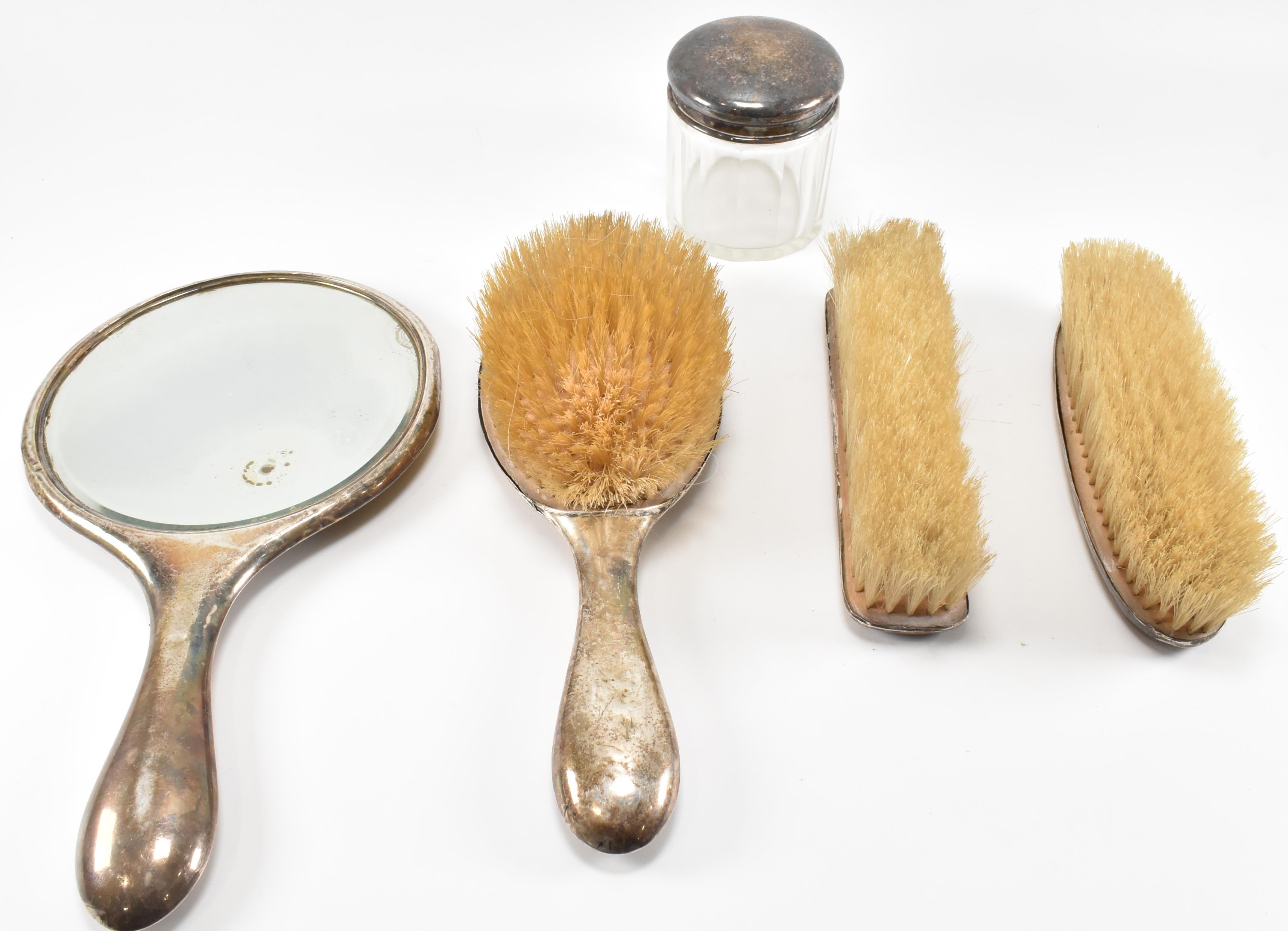 1920'S SILVER BACKED DRESSING TABLE ITEMS - Image 6 of 6
