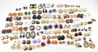 COLLECTION OF VINTAGE CLIP ON EARRINGS INCLUDING BEN-AMUI