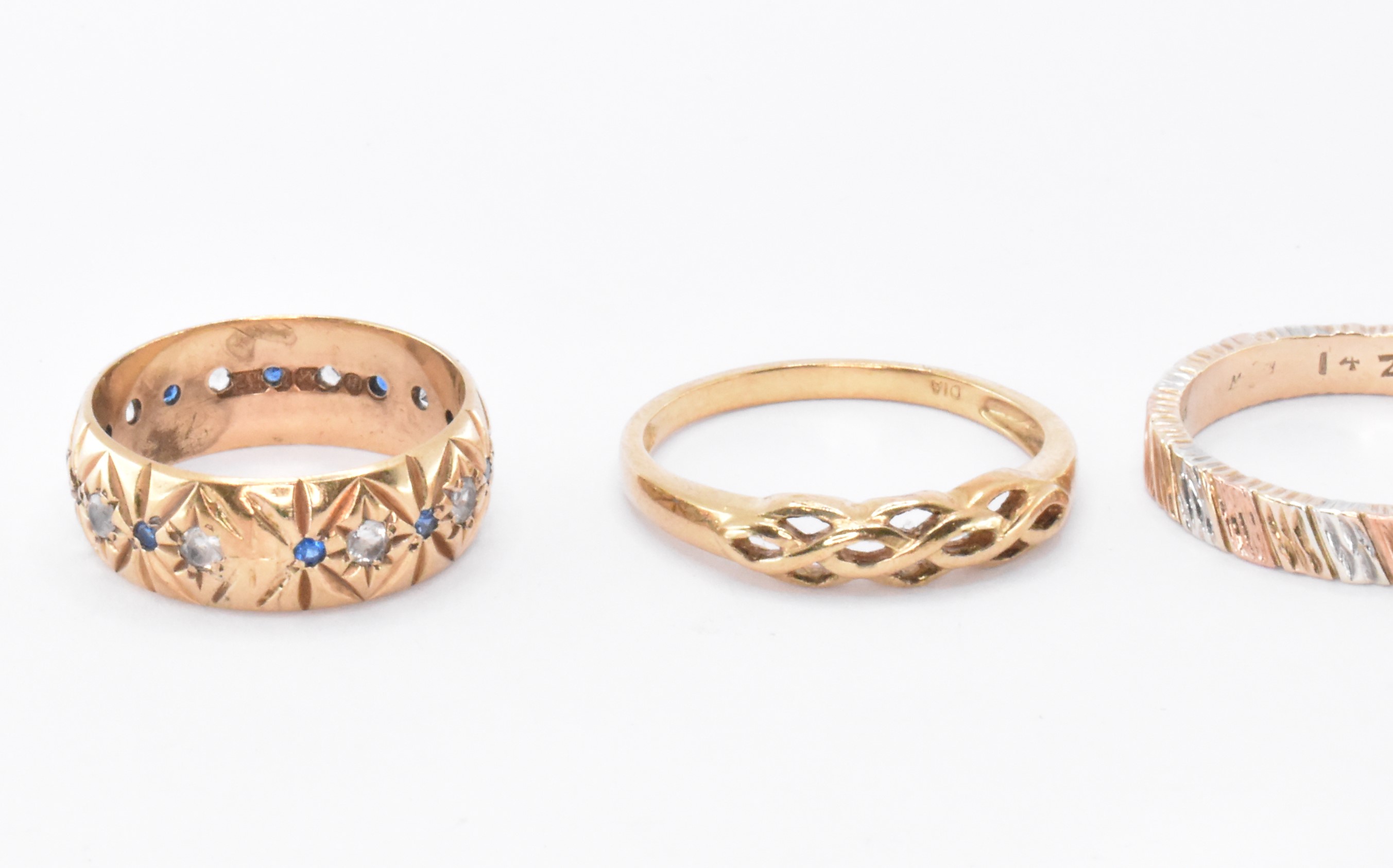 FIVE 9CT GOLD RINGS - Image 5 of 6