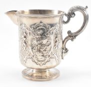 WITHDRAWN VICTORIAN SCOTTISH SILVER HALLMARKED CREAMER JUG