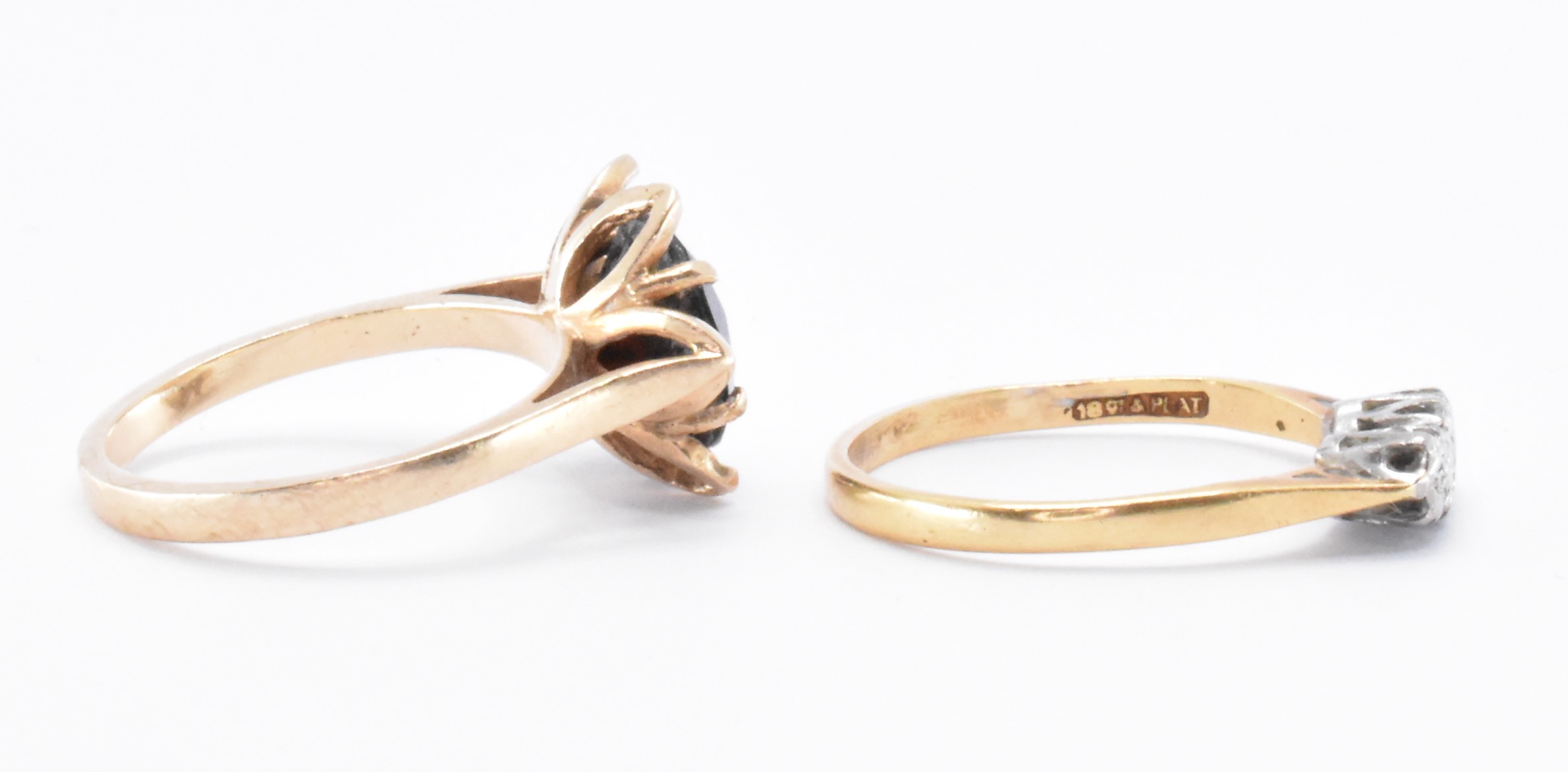 TWO GOLD RINGS - Image 6 of 8