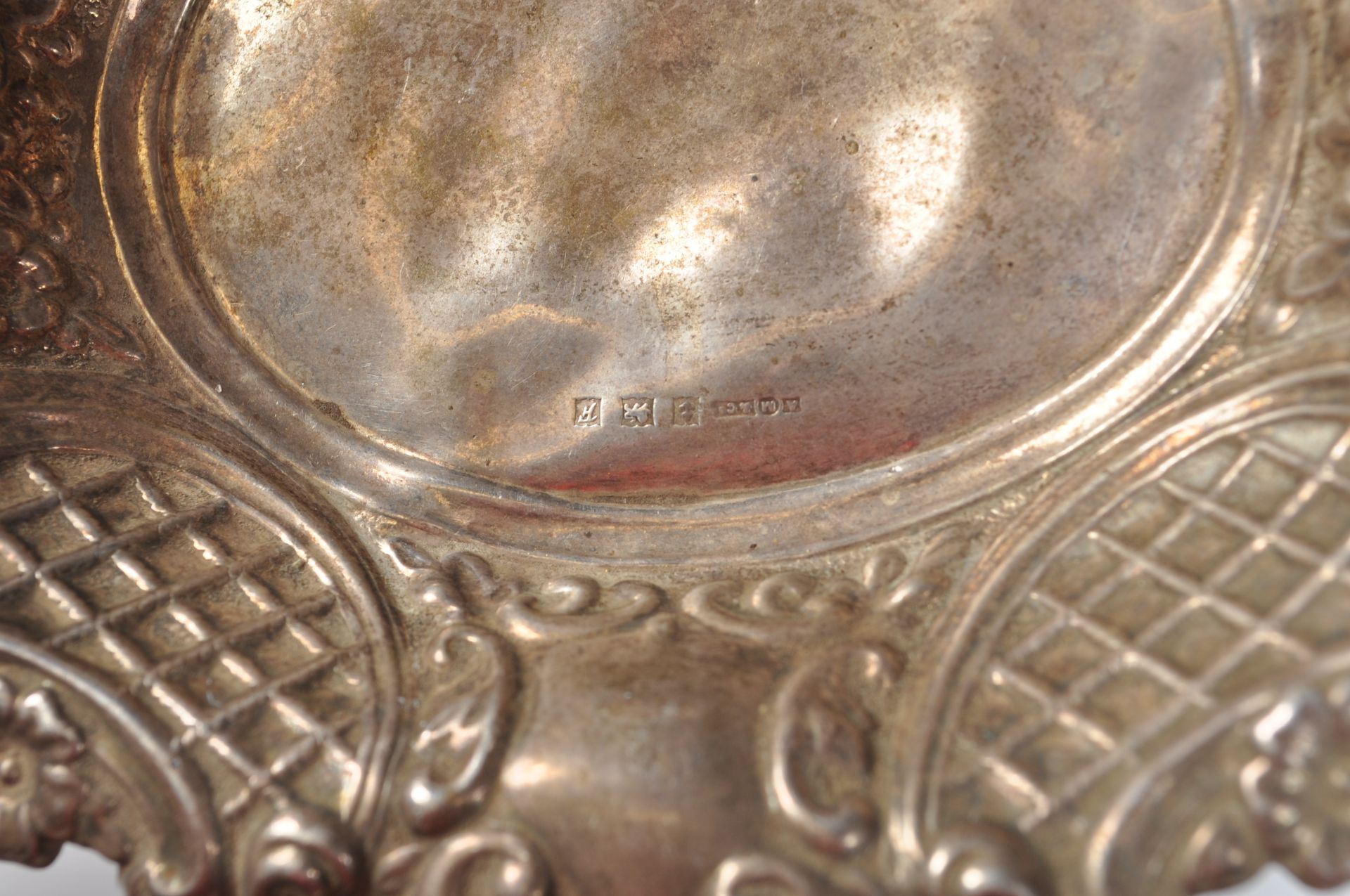 A MARSTON & CO SILVER HALLMARKED TRINKET DISH - Bild 5 aus 5