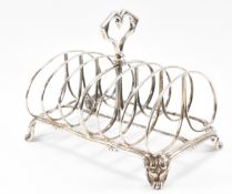 VICTORIAN SILVER HALLMARKED TOAST RACK