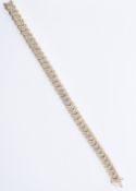 HALLMARKED 9CT GOLD & DIAMOND BRACELET