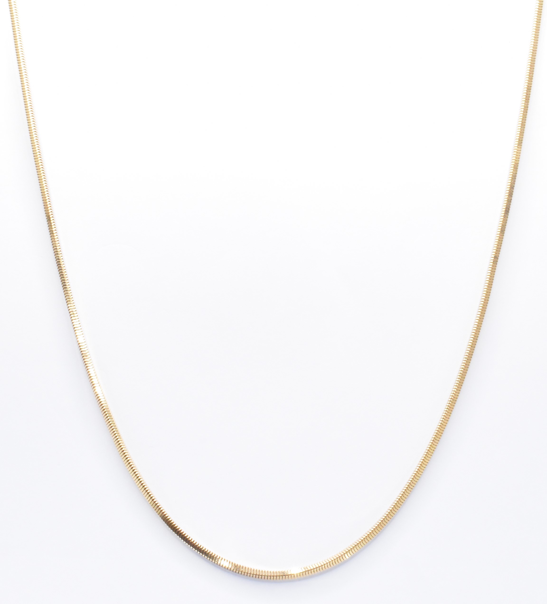 9CT GOLD SNAKE CHAIN NECKACE