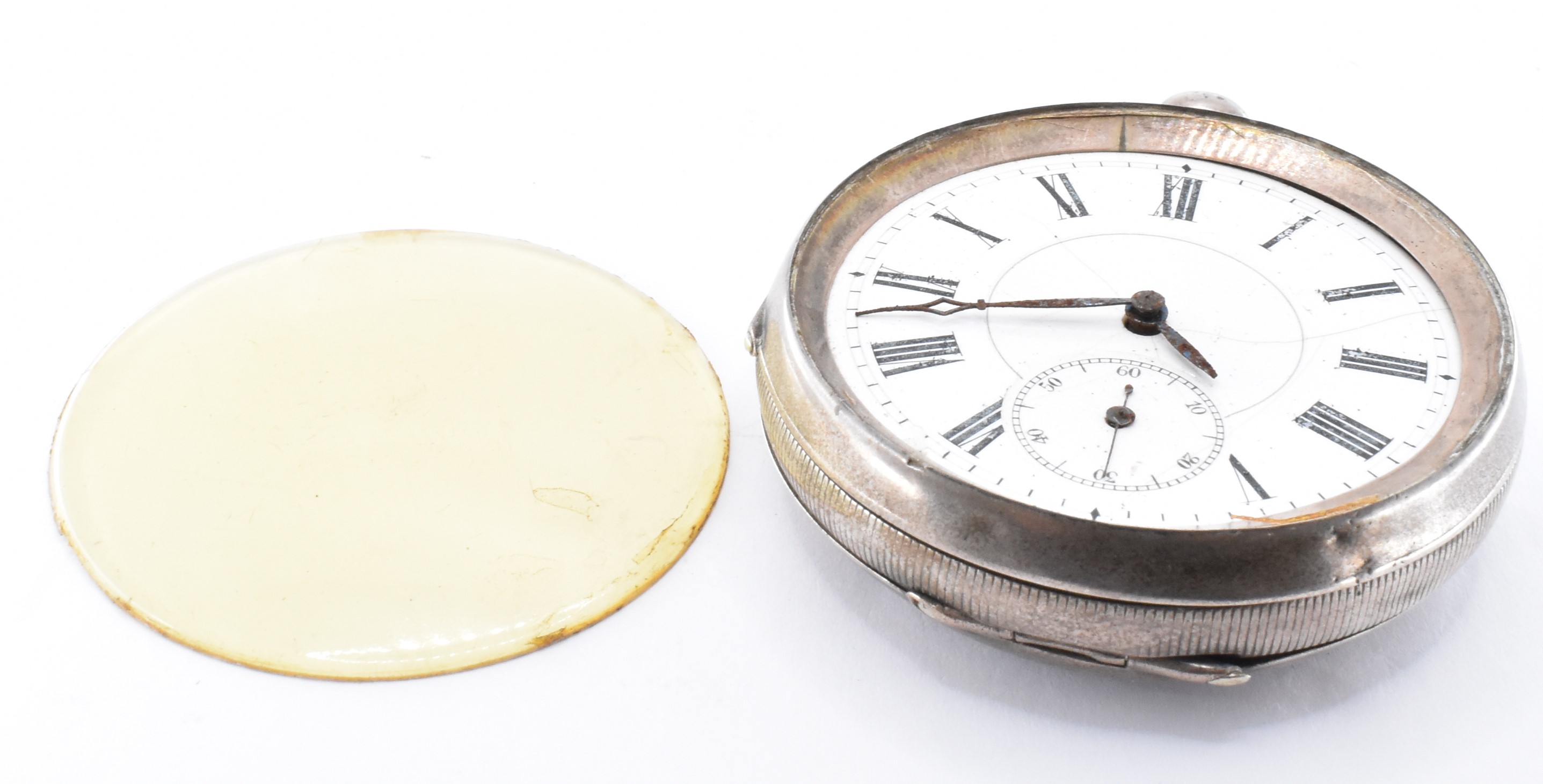 THREE EARLY 20TH CENTURY SILVER POCKET WATCHES - Image 8 of 8