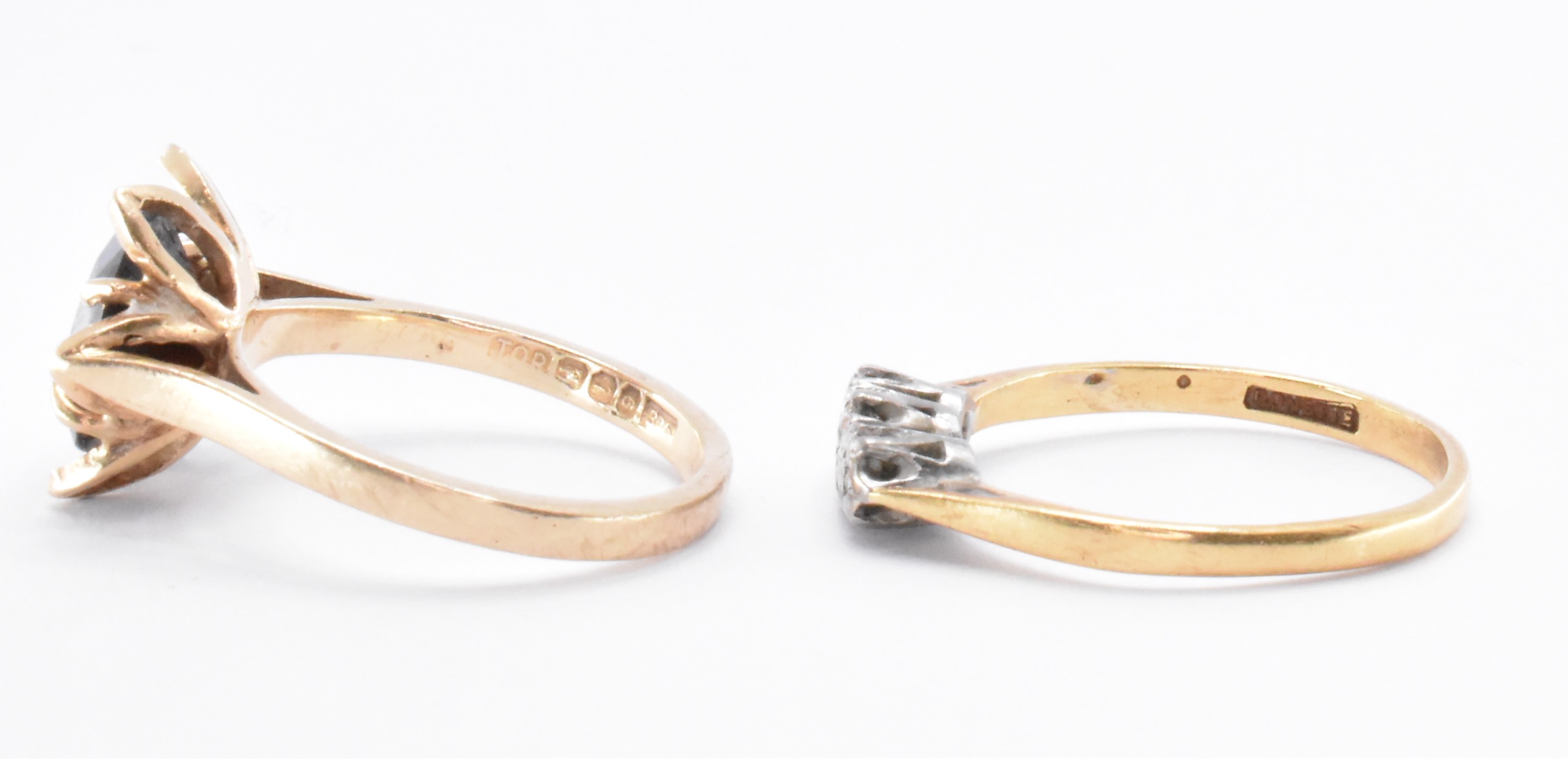 TWO GOLD RINGS - Image 4 of 8