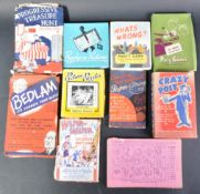 COLLECTION OF ASSORTED 1930'S & 1940'S PARTY GAMES