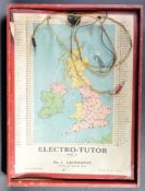 1920'S BRITISH ' ELECTRO TUTOR ' GEOGRAPHICAL GAME / TOY
