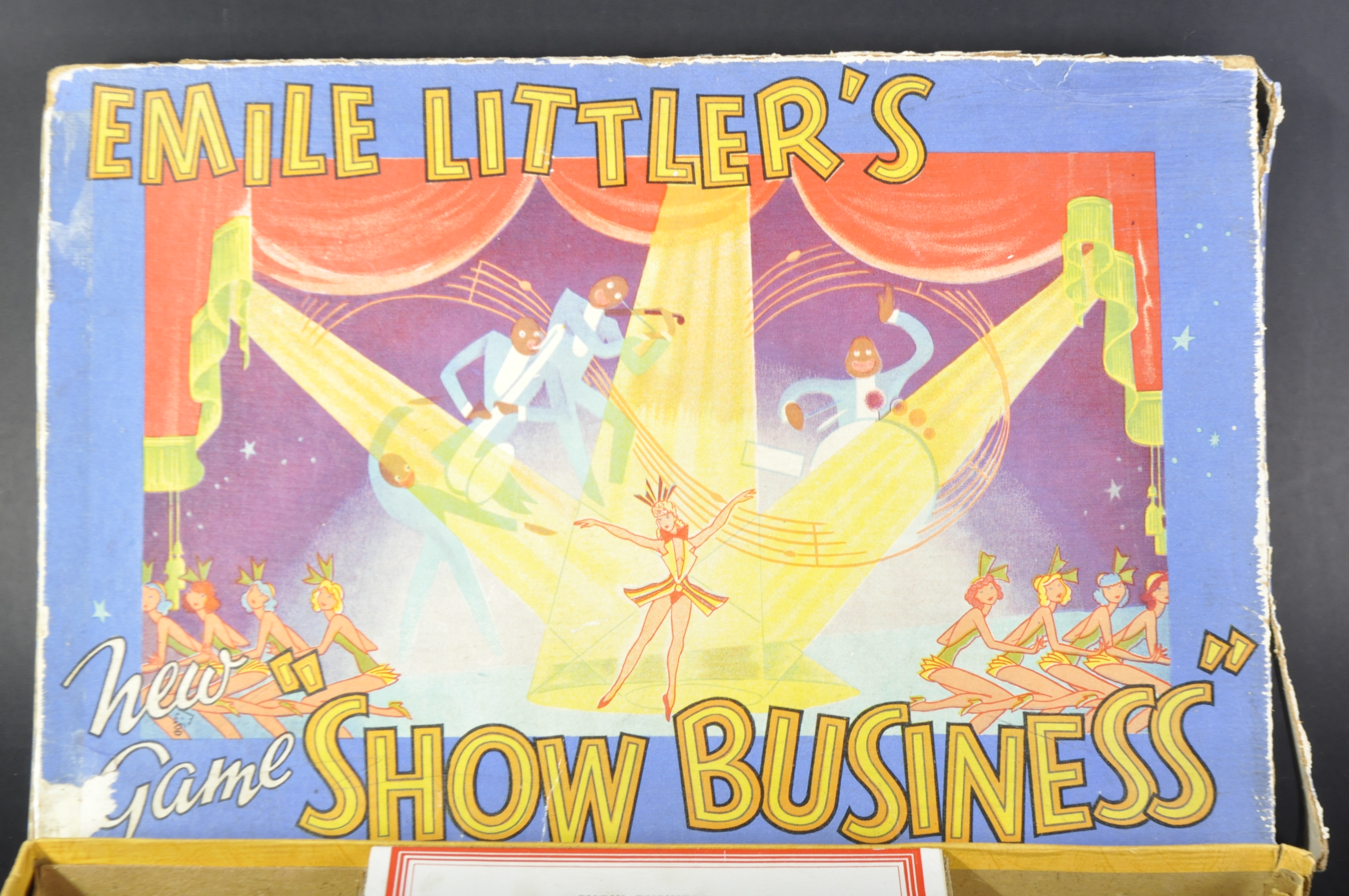VINTAGE CHAD VALLEY SHOW BUSINESS THEMED BOARD GAME - Image 2 of 6