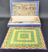 EARLY 20TH CENTURY FRENCH DOGS BOWLING BOARD GAME