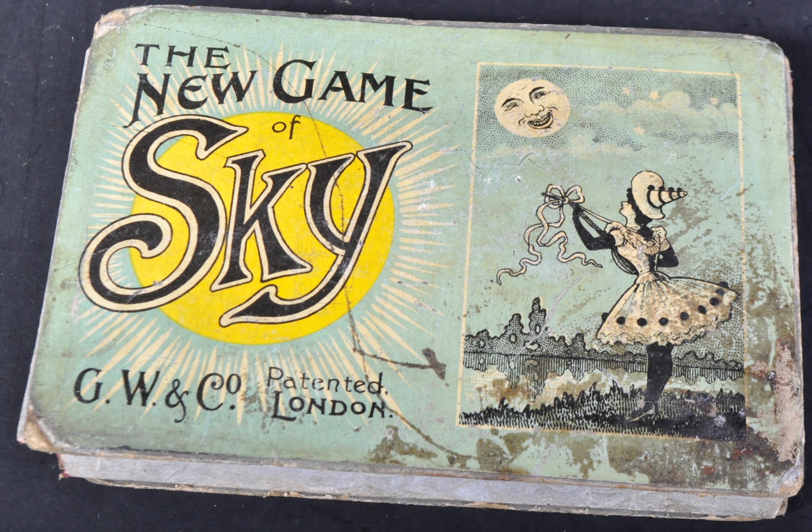LATE 19TH CENTURY VICTORIAN ' NEW GAME OF SKY BOARD GAME ' - Image 3 of 3