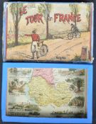 LATE 19TH CENTURY VICTORIAN TOUR DE FRANCE BOARD GAME