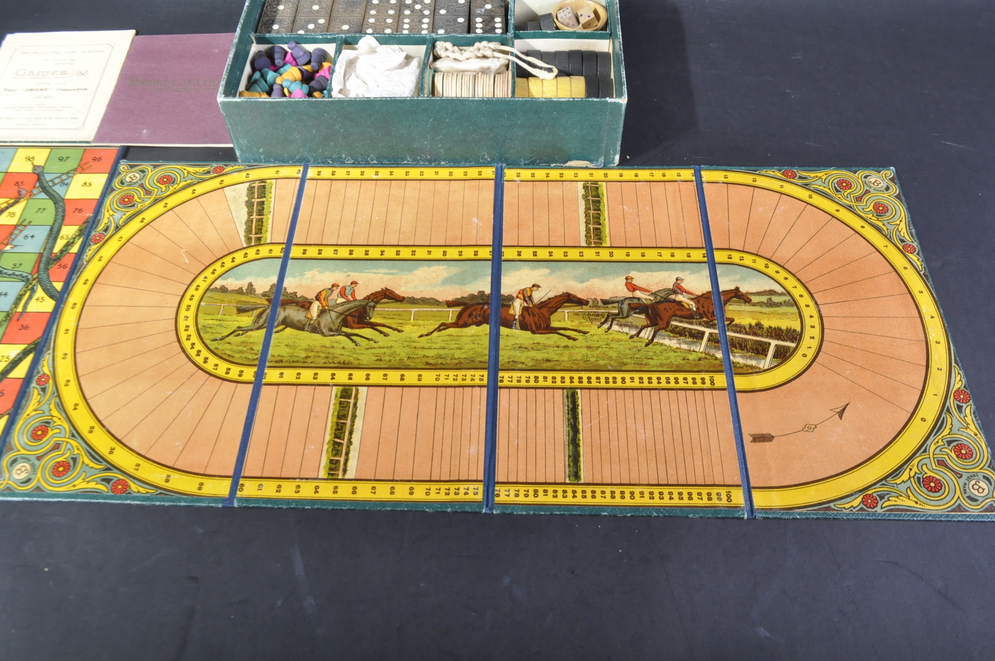 EARLY 20TH CENTURY CHAD VALLEY COMPENDIUM OF BOARD GAMES - Image 2 of 9