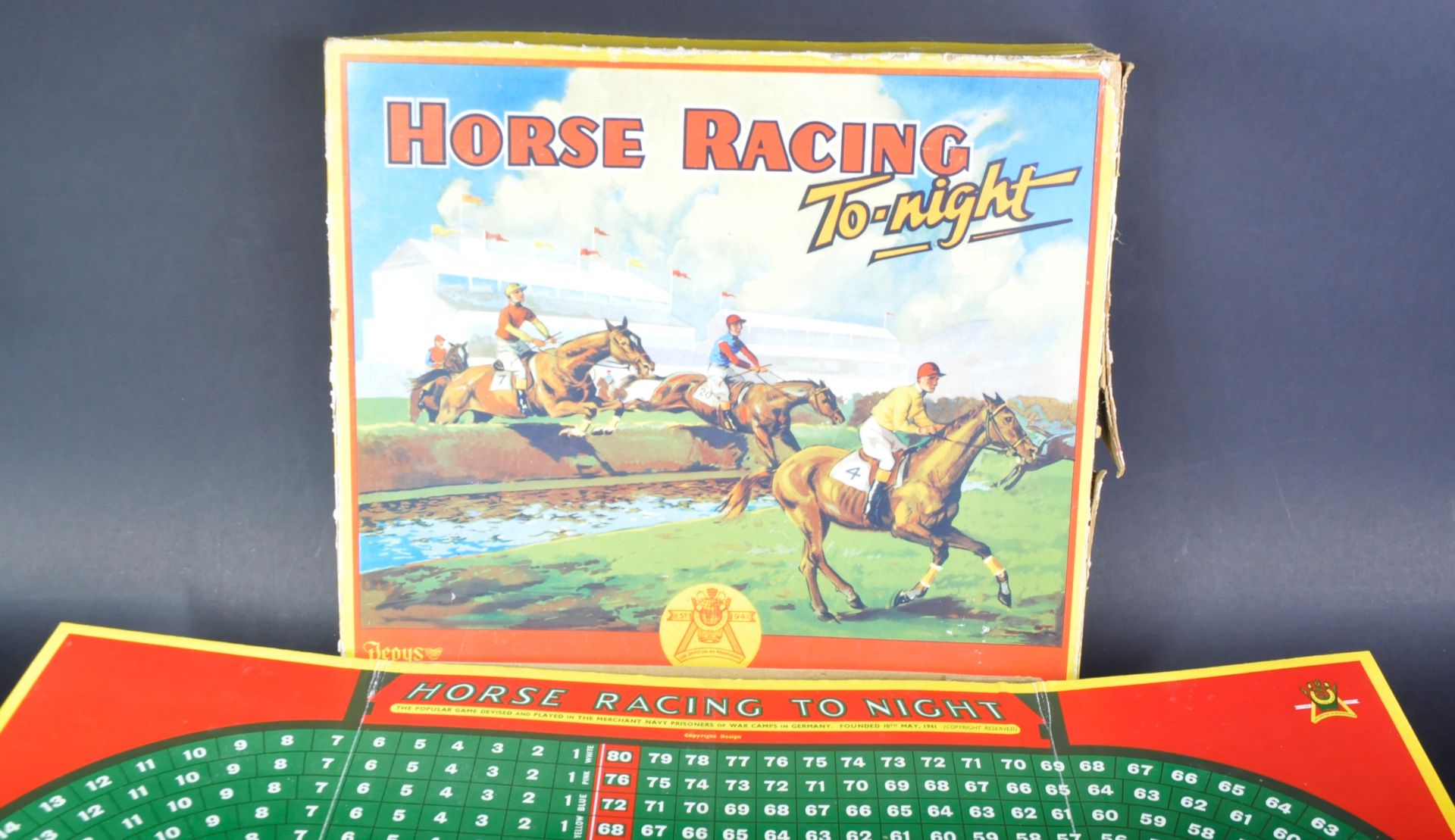 VINTAGE PEPYS GAMES ' HORSE RACING TONIGHT ' BOARD GAME - Image 2 of 4