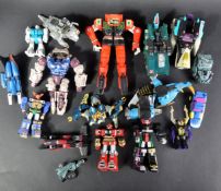 COLLECTION OF VINTAGE HASBRO TRANSFORMER ACTION FIGURES