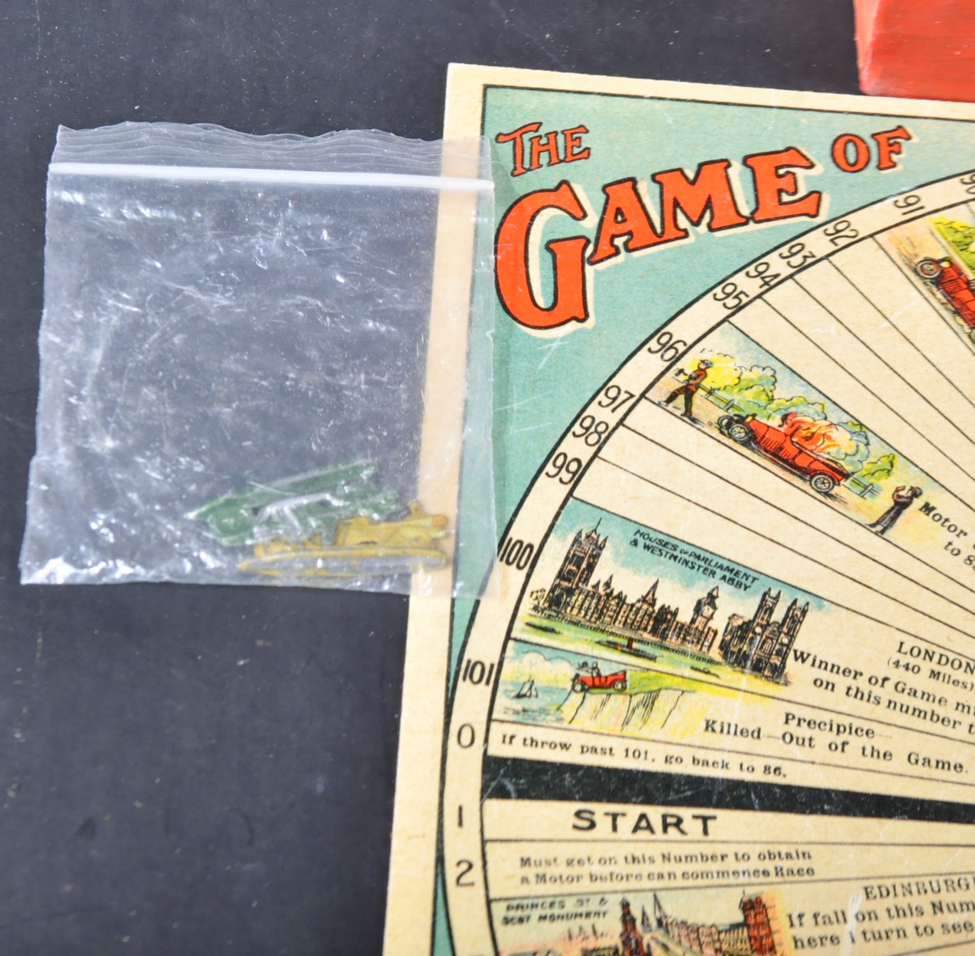 EARLY 20TH CENTURY BRITISH MADE MOTOR RACING BOARD GAME - Image 3 of 4