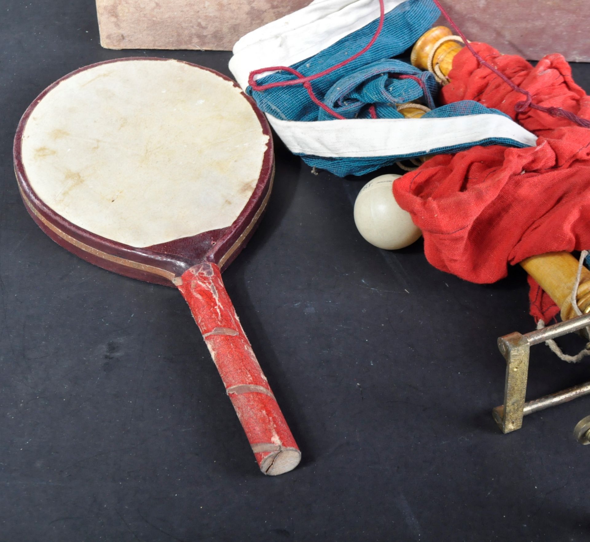 LATE 19TH CENTURY J JAQUES TABLE TOP PING PONG GAME - Image 2 of 5