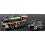 ORIGINAL VINTAGE GERMAN KARL BUB TINPLATE CLOCKWORK TRAIN