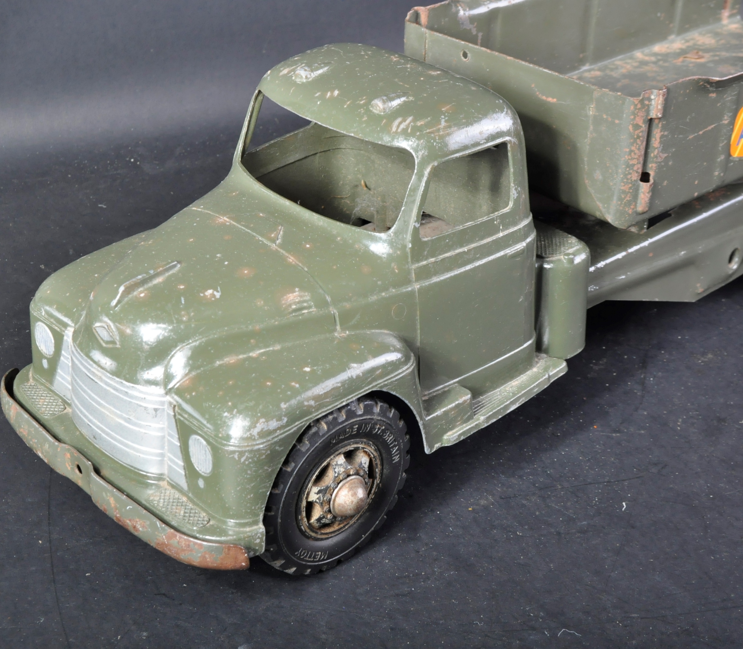 VINTAGE ' BUDDY L ' AMERICAN ARMY TRANSPORT TRUCK - Image 4 of 6