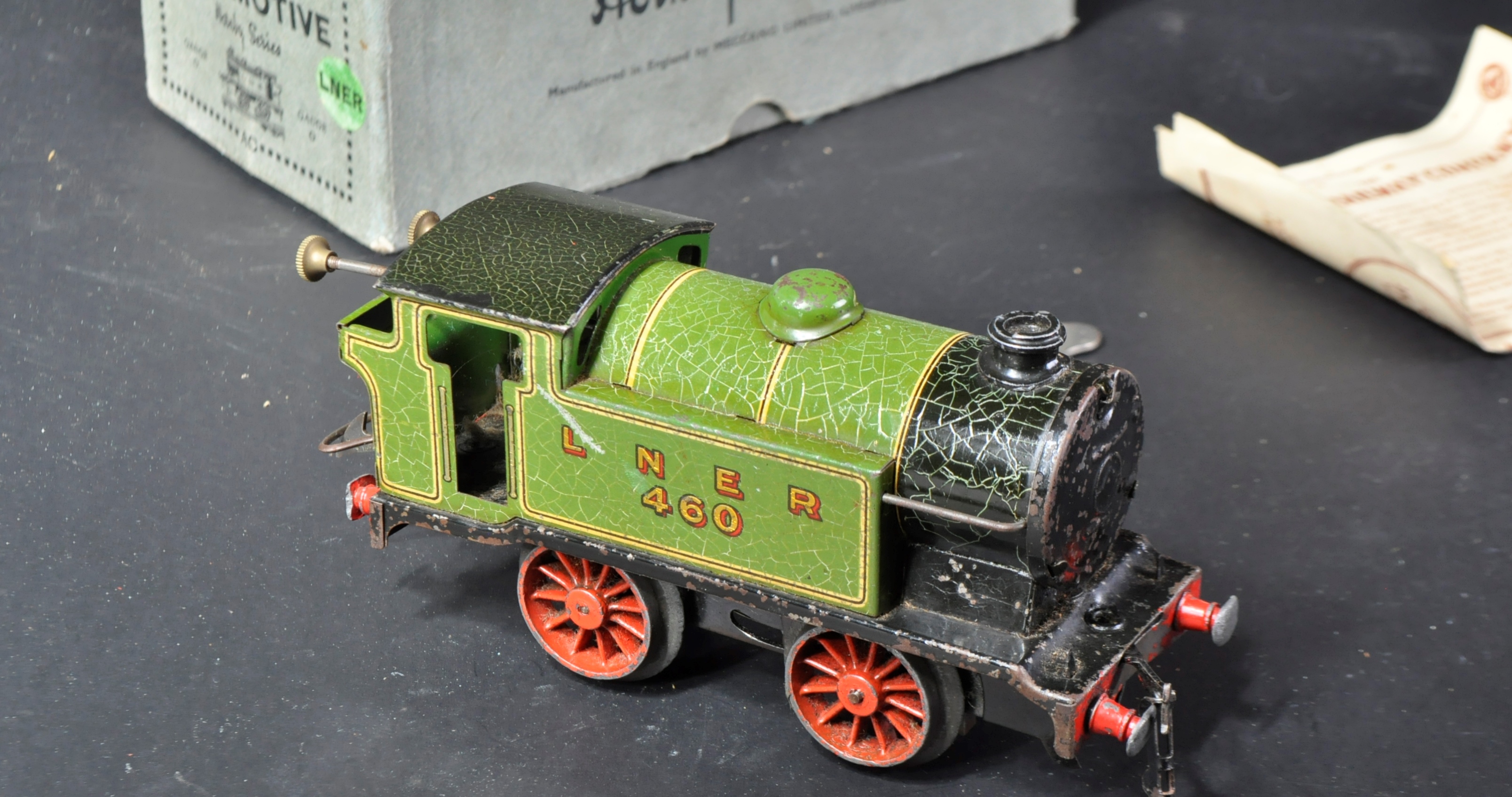 ORIGINAL VINTAGE HORNBY O GAUGE CLOCKWORK LOCOMOTIVE - Image 6 of 6