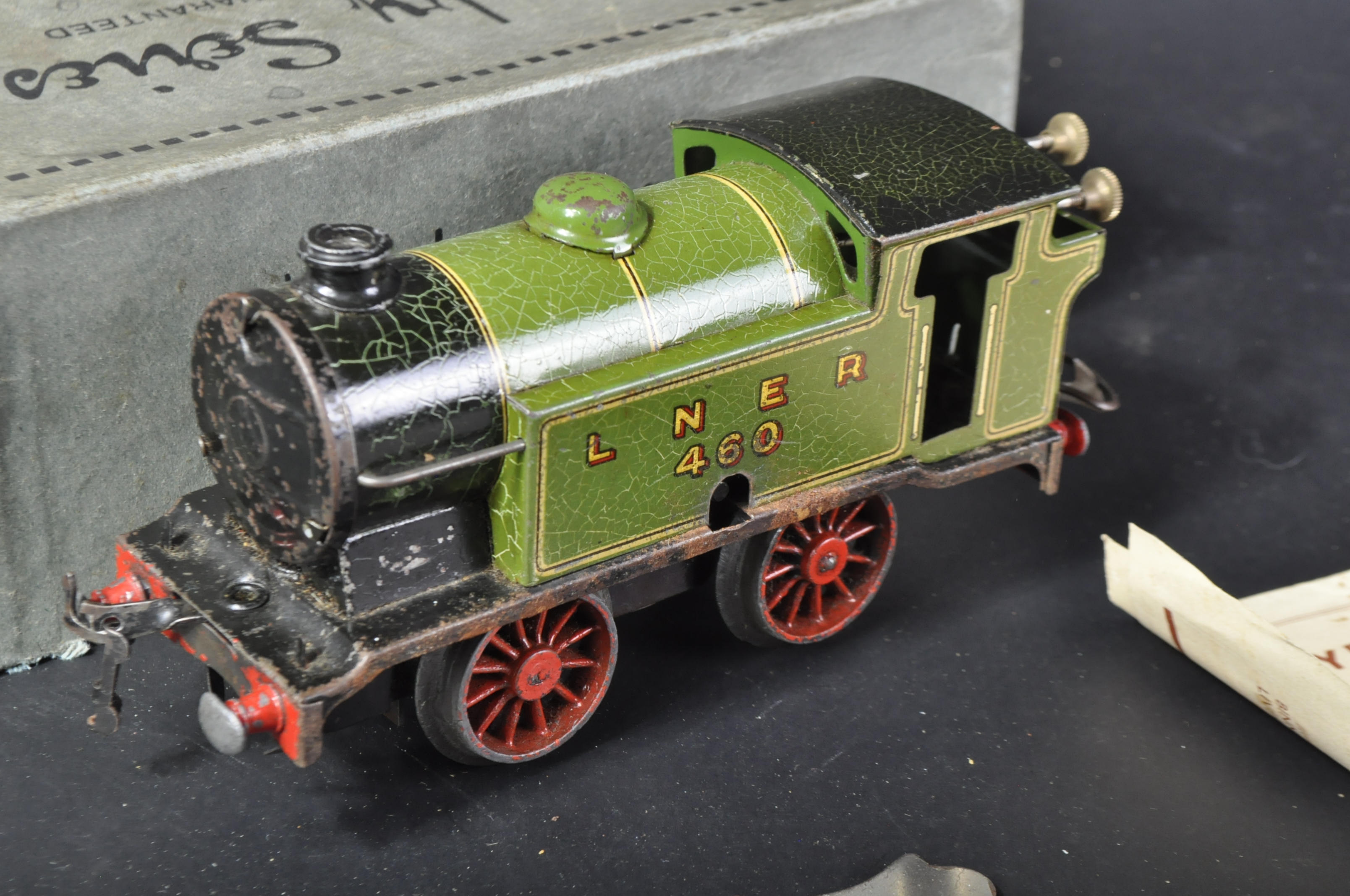 ORIGINAL VINTAGE HORNBY O GAUGE CLOCKWORK LOCOMOTIVE - Image 5 of 6