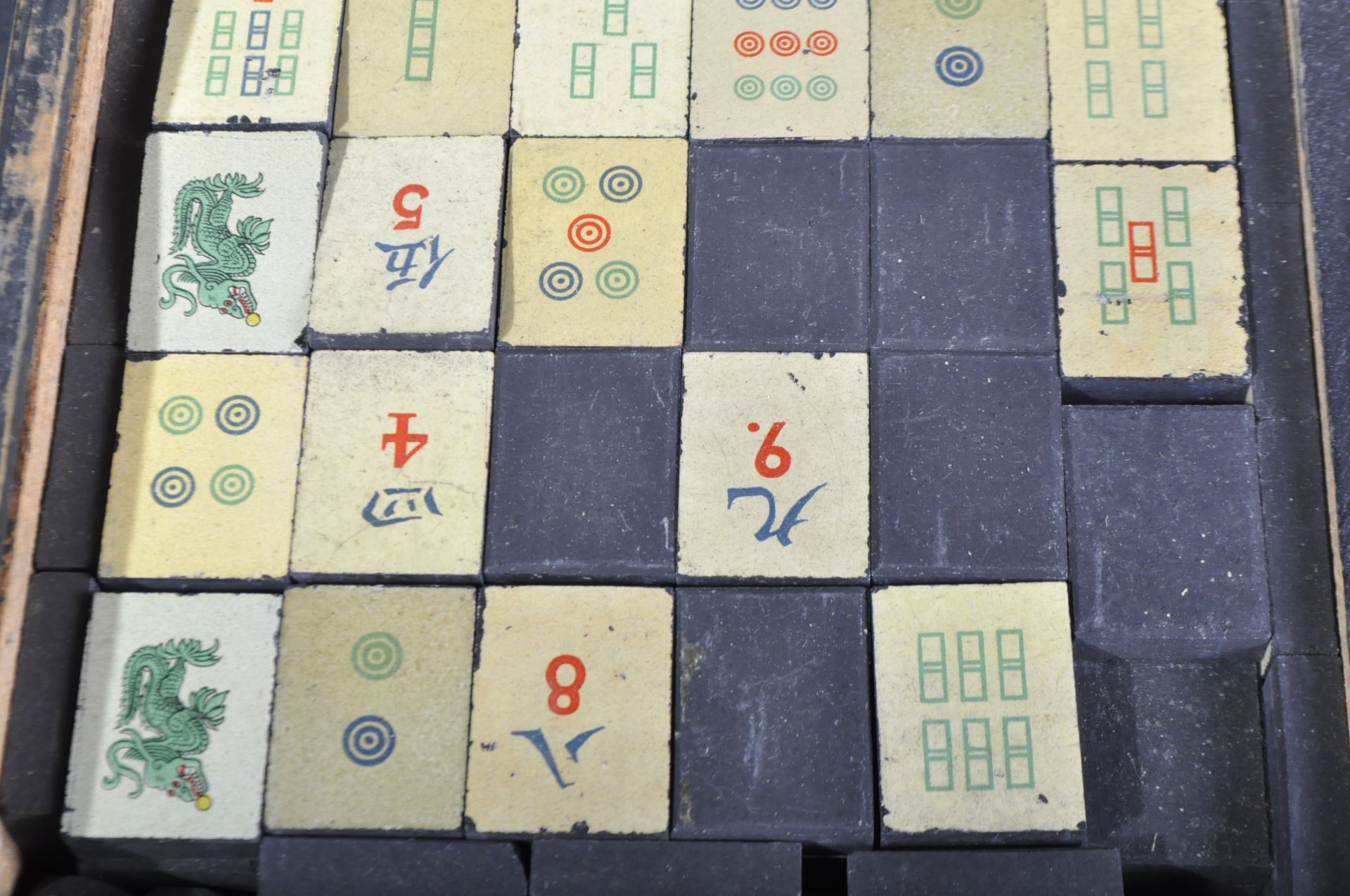 LATE 19TH CENTURY MAH-JONG TILE BASED BOARD GAME - Image 5 of 5