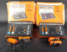 TWO VINTAGE BINATONE BOXED TELEVISION GAMES
