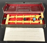 LATE 19TH CENTURY VICTORIAN BUSSEYS TABLE CROQUET