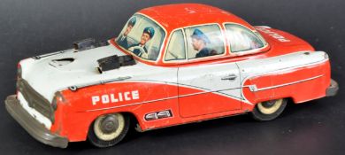 VINTAGE GERMAN MADE TINPLATE POLICE CAR
